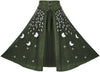 Celestia Maxi Overskirt Limited Edition Moss Green