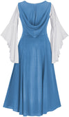 Tauriel Maxi Set Limited Edition Aegean Blue Silver Embroidery