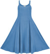 Amelia Maxi Chemise Limited Edition Aegean Blue